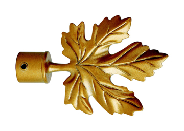 Yellow Maple Curtain Rod