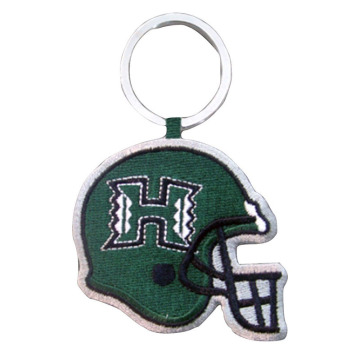 University of Hawaii Football Embroidery Keychain