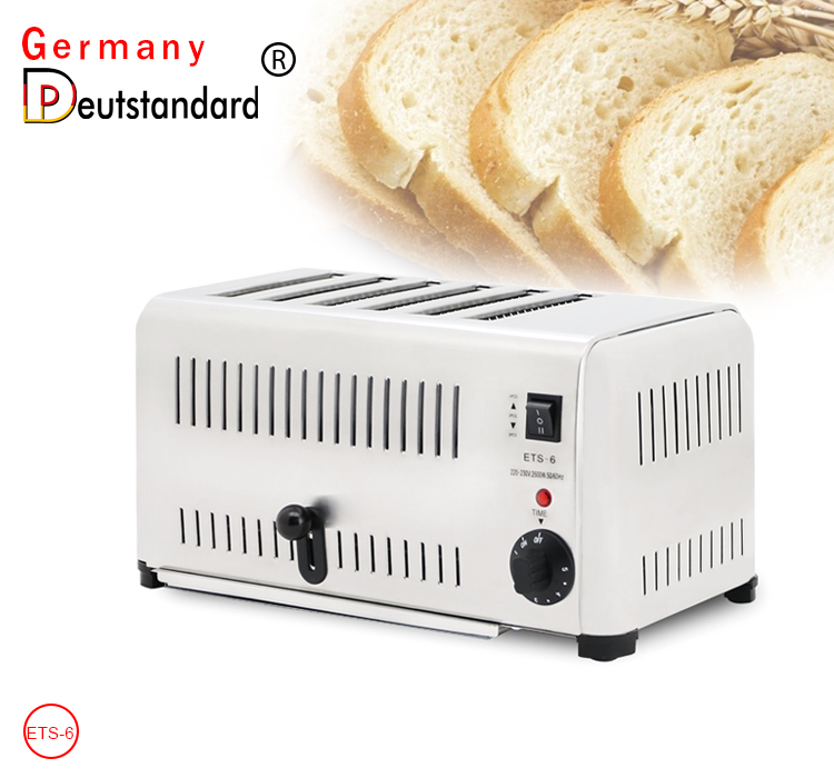 6 slice bread toaster machine with CE