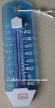 Transparent Blue Thermometer, Waterproof Jumbo Easy Read Water Thermometer Card w/ String P1507