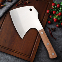 Handmade Forged Stainless Steel Chef Kitchen Cleaver Butcher Chopping Knife