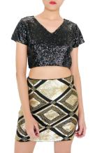 Sequin Modern Mini Skirts