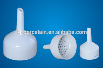 Special ceramic funnels with perforated filter dise,Glazed