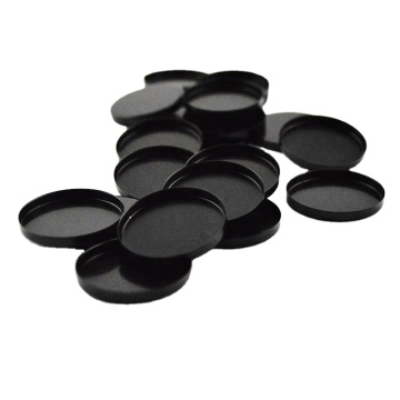 Empty 26mm Black Makeup Tin Pans for Eyeshadow