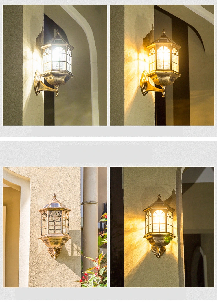 Waterproof Super Bright Villa Garden Corridor Wall Solar Light