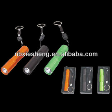 Led flashlight keychain