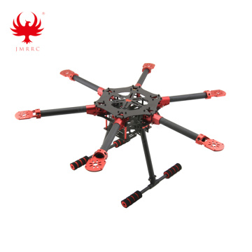 HF-700/750mm Hexacopter Frame-kit med landningsutrustning DIY Drone Aircraft