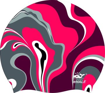 Contoured Shape Silicone Swimming Caps, Swim Caps For Men Reversible Caps With Ear Guard