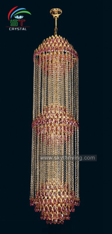 contemporary prism crystal chandelier