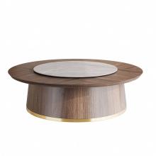 Solid wood electric dining table commercial