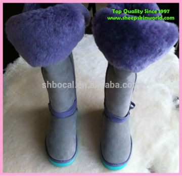 extra tall sheepskin snow boots