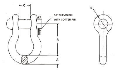 Anchor Shackle Drawing Anchor Shackle Drawing