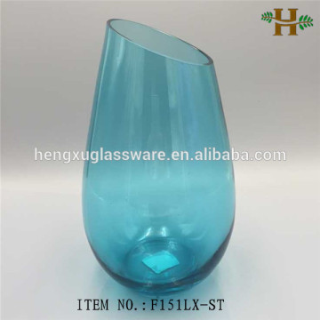 wholesale handblown colored glass vase