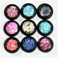 Crushed Sea Shell Nail Art Mix for Fashionable Style
