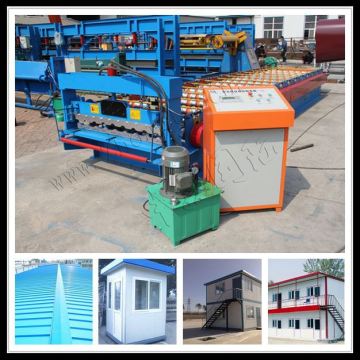 galvanized metal roof panel production line, steel sheet making machine