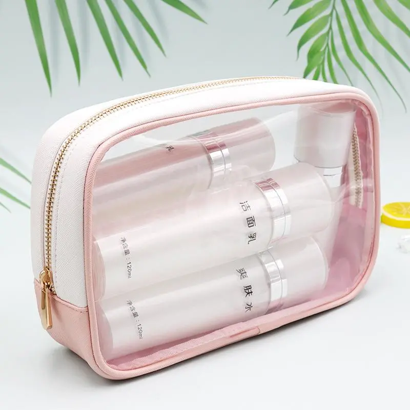 Clear Plastic PVC Cosmetic Travel Makeup Bag