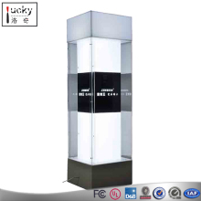 Long Acrylic Display Cabinet exhibition with LED Lighted