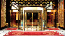 Luxury automatic revolving door