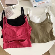 Summer Simple Spaghetti Strap Boob Tube Crop Tops - Fashionable Top Seller for Women