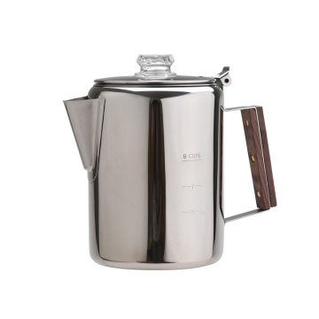 Stainless Steel Coffee Maker for Camping or Stovetop