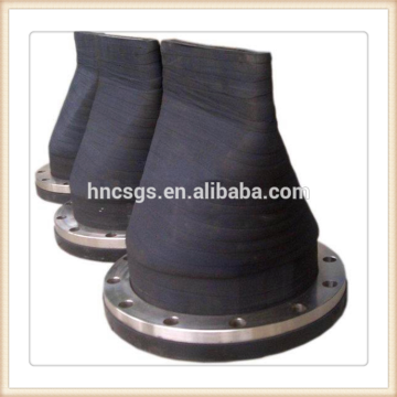 DIN PN16 rubber valve with flanges