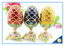 100% handmade enamel easter egg box for gifts SCJ427