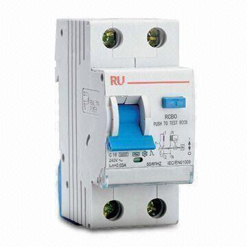 Electro-magnetic Type Combined RCD/MCB Device with 2 to 40A Rated Current