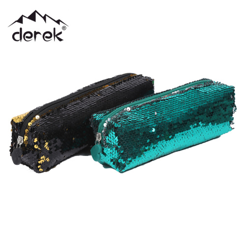Glitter PET children's lightweight simple large capacity pen case