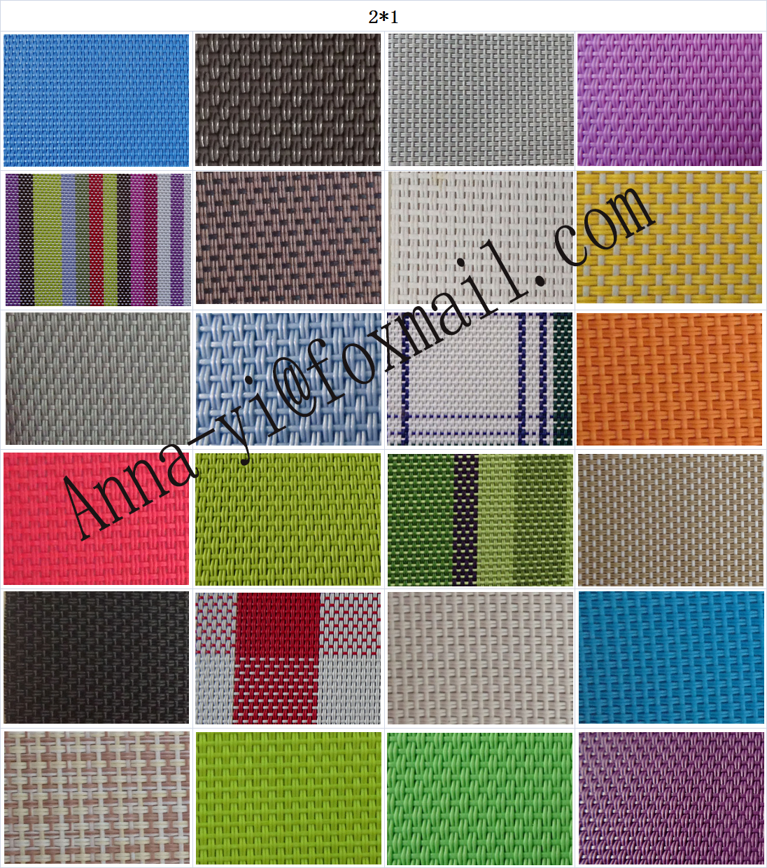 2-1 textilene fabric