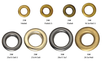 Big Size Metal Eyelets, Metal Grommets, Metal Eyelet Kit