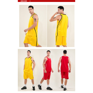 Omkeerbaar basketbalshirt Atletische korte teamuniformen