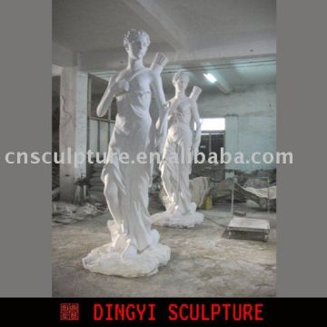 modern fiberglass figure sculpture