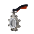 DN250 DN400 titanium gear operated electric butterfly valve