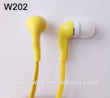 Flat Wire Ear Buds, flat cable ear buds, flat cord ear buds