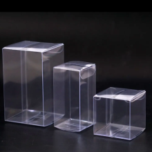 Transparent Custom PET Gift Packaging Boxes Folding Box