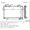 Radiator for TOYOTA LANDCRUISER oem number 16400-66091