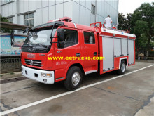 1000 Gallons 4ton Small Fire Vehicles