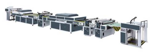 Machine d'enduit UV automatique ZXSG - 1200D (trois coucheuses)