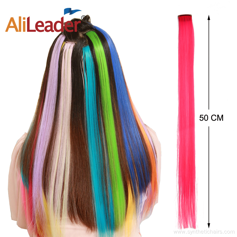 Single Synthetic Clip In One Piece Hair Extension