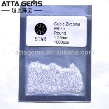 cubic zirconia star cut 1.25mm hearts and arrows cubic zirconia