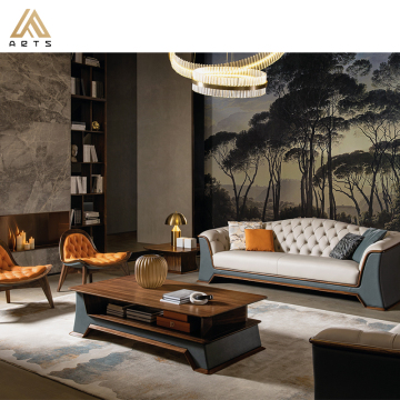 Factory Direct Italian Luxury Modern Leather Sofa Sets & Sectionals