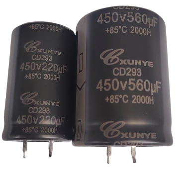 Professional high-voltage horn type electrolytic capacitor