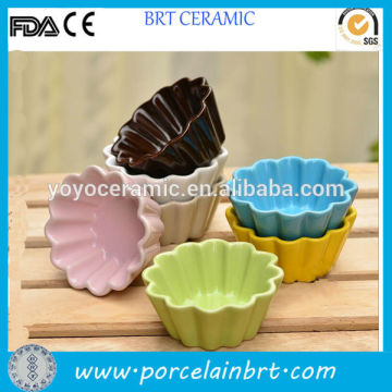 Colorful porcelain cake cup for birthday