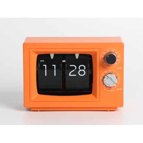 Mini Television Flip Clock With Light