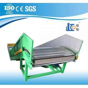 Horizontal hydraulic baler machine conveyor