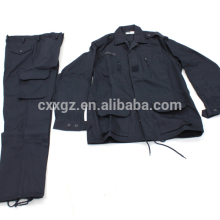 Cheap Military Army BDU Tactical uniform working suits in black