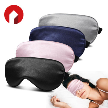 Silk-textured comfortable eye mask