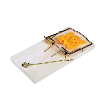 Wooden Rat Trap with Plastic Peddle