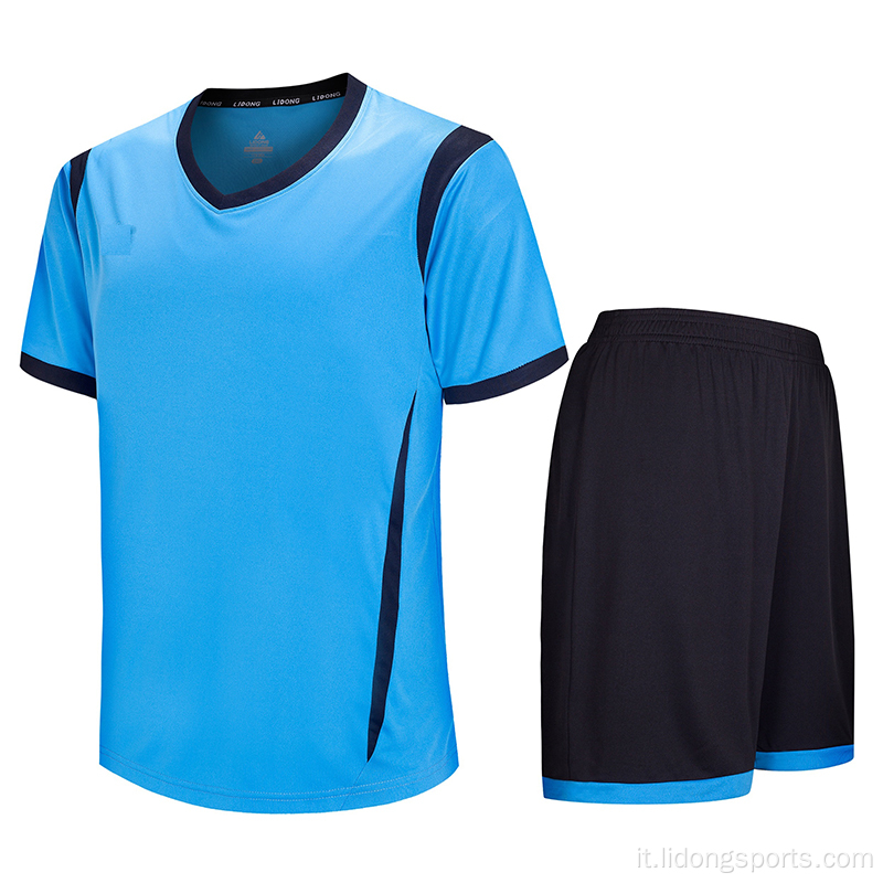 Design personalizzato unico Jersey di calcio sublimato Kit uniforme da calcio all&#39;ingrosso