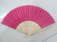 Customized Promotional Bamboo Hand Held Fan